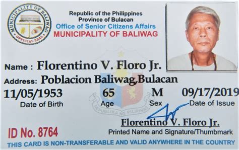 senior citizen id card application